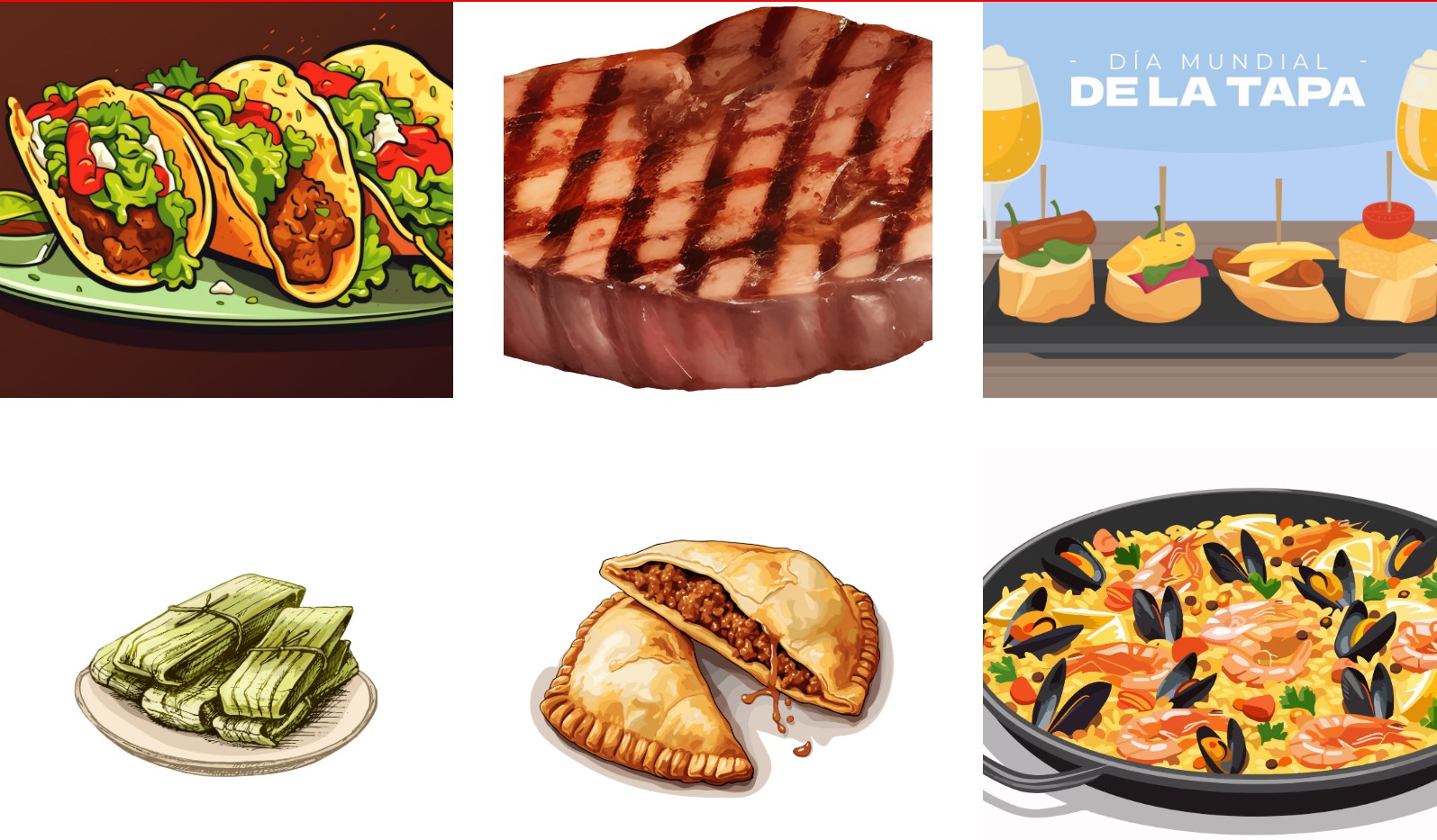 Gastronomische Reise: Mexico Argentinien, Spanien